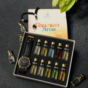 10Pcs Premium Attar With Free 50ML Kaba Kiswah